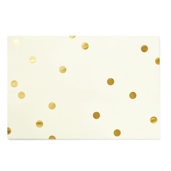 kate spade new york placemat gold dots | Allium Interiors