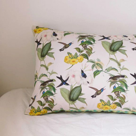 Lazybones Pillowcase Set Hummingbird | Allium Interiors