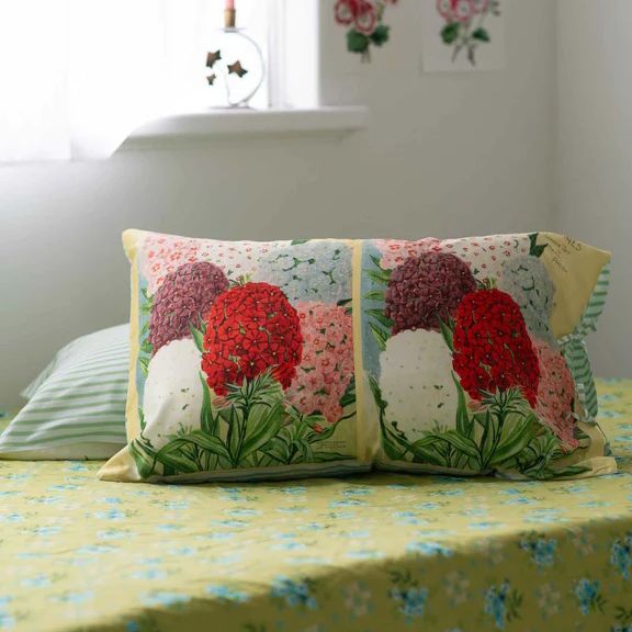 Lazybones Pillowcase Set Phlox | Allium Interiors