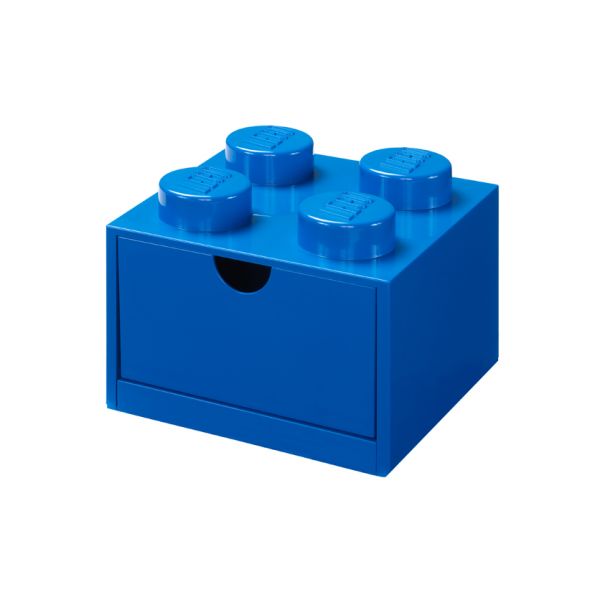 Lego Desk Drawer 4 Brick Blue | Allium Interiors