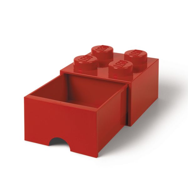 Lego storage Brick Drawer 4 | Red | Allium Interiors