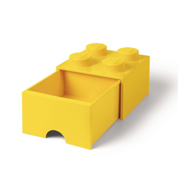 Lego storage Brick Drawer 4 | Yellow | Allium Interiors
