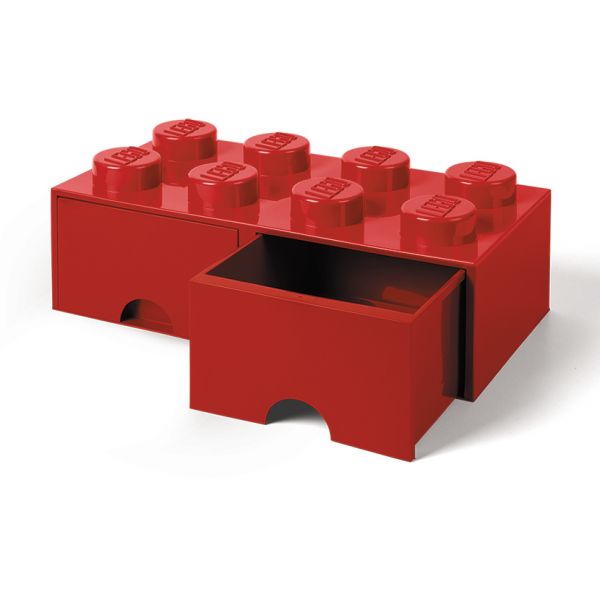 Lego storage Brick Drawer 8 | Red | Allium Interiors