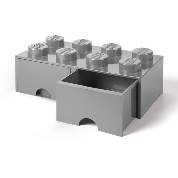 Lego storage Brick Drawer 8 | Stone Grey | Allium Interiors