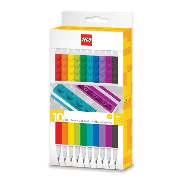 Lego Stationery Gel Pens 10 Pack | Allium Interiors