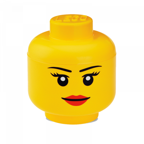 Lego Storage Head Girl | Allium Interiors