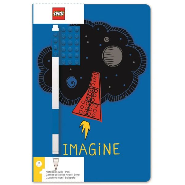 Lego Stationery Notebook & Pen Imagine | Allium Interiors