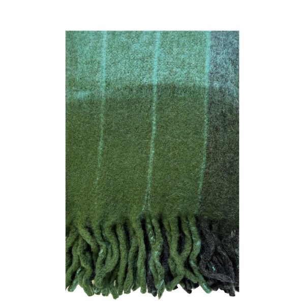 L&M Throw Bliss Olive/Charcoal | Allium Interiors
