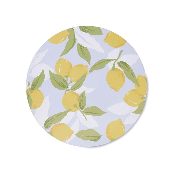 Madras Link Placemat Lemon Each | Allium Interiors