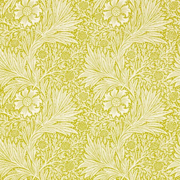 Morris & Co. Wallpaper Marigold Chartreuse | Allium Interiors