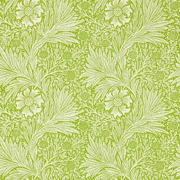 Morris & Co. Wallpaper Marigold Sap Green | Allium Interiors