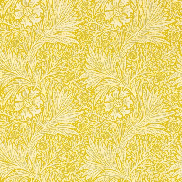 Morris & Co. Wallpaper Marigold Yellow | Allium Interiors