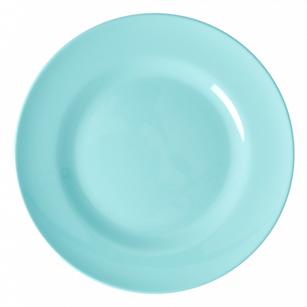 Rice Melamine Dinner Plate Yippee Aqua Blue | Allium Interiors