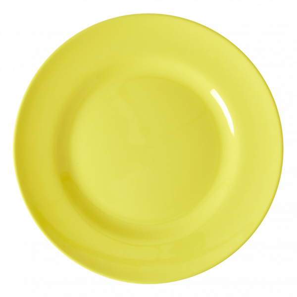 Rice Melamine Dinner Plate Yippee Yellow | Allium Interiors