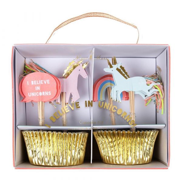 Meri Meri I Believe In Unicorns Cupcake Kit | Allium Interiors
