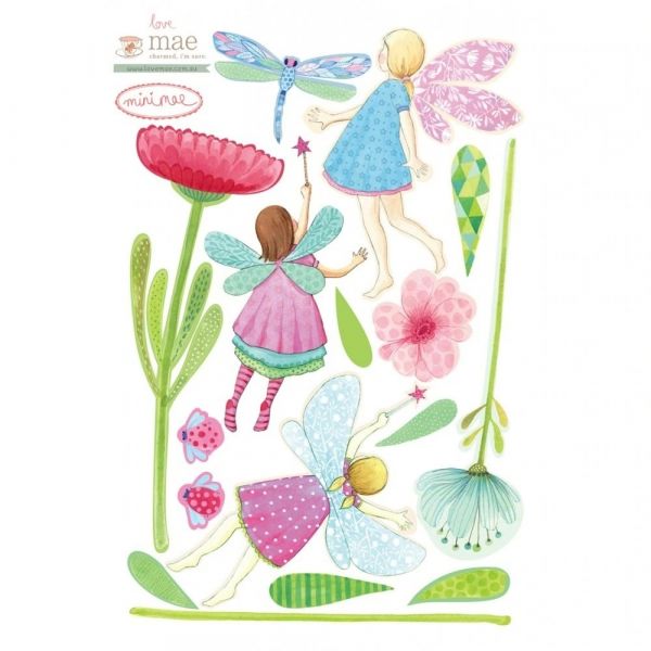 Love Mae Fabric Wall Stickers Mini Fairy Garden | Allium Interiors