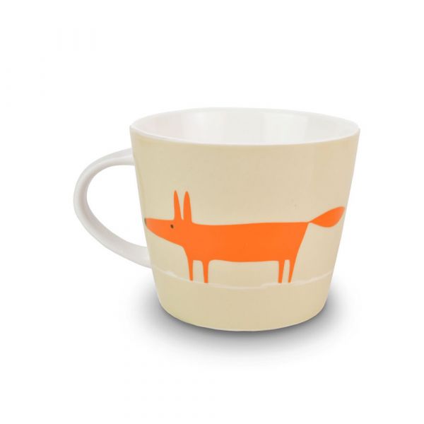 Scion Mug Mr Fox Neutral & Orange | Allium Interiors