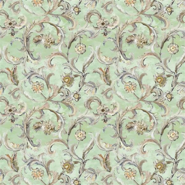 Designers Guild Fabric Myrtle Pistachio | Allium Interiors