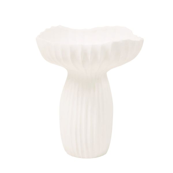 Maytime Mushroom Vase White | Allium Interiors