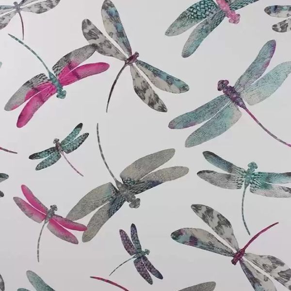 Matthew Williamson Wallpaper Dragonfly Dance - 1 ROLL EX-STOCK | Allium Interiors