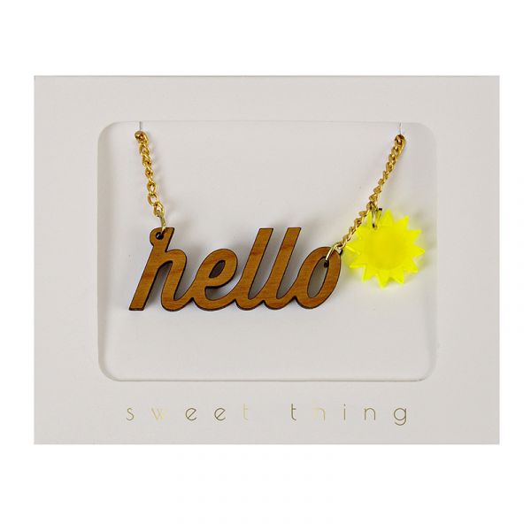 Meri Meri Jewellery Necklace Hello Sunshine | Allium Interiors