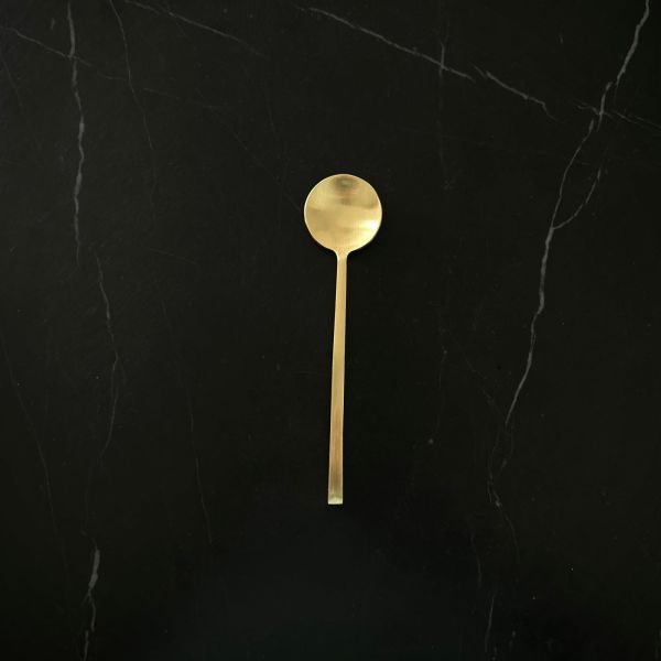 Nel Lusso Oro Condiment Spoon Gold | Allium Interiors