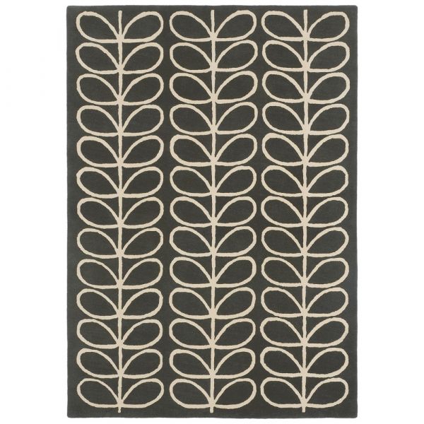 Orla Kiely Rug Linear Stem Slate | Allium Interiors
