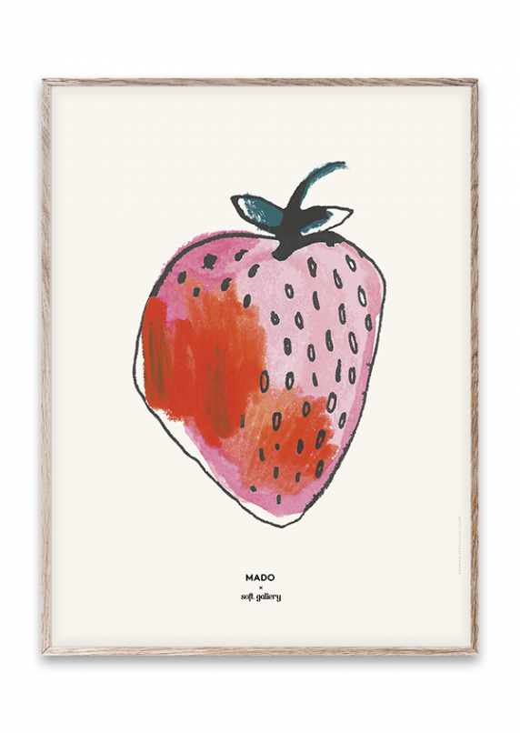 Paper Collective Poster MADO x Soft Gallery | Strawberry | Allium Interiors