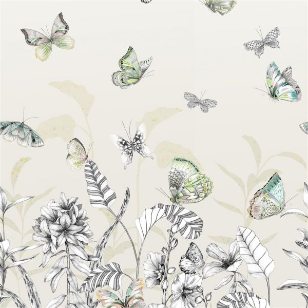 Designers Guild Wallpaper Papillons Birch | Allium Interiors