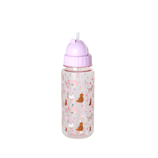 Rice Kids Drink Bottle Animal Lavender | Allium Interiors