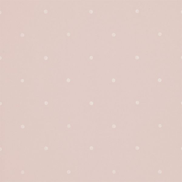 Sanderson Wallpaper Polka Oyster Pink/Cream | Allium Interiors