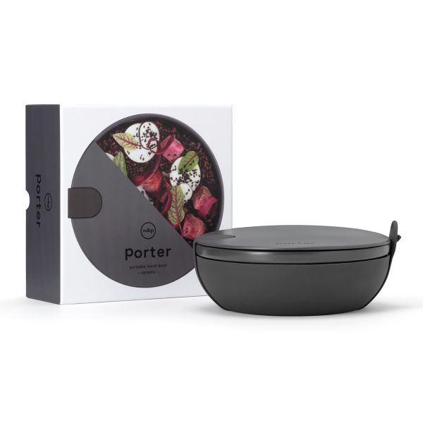 W&P Design Porter Bowl Ceramic Charcoal | Allium Interiors