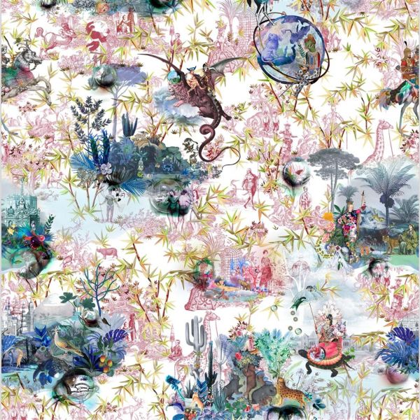 Christian Lacroix Wallpaper Reveries Tomette  | Allium Interiors