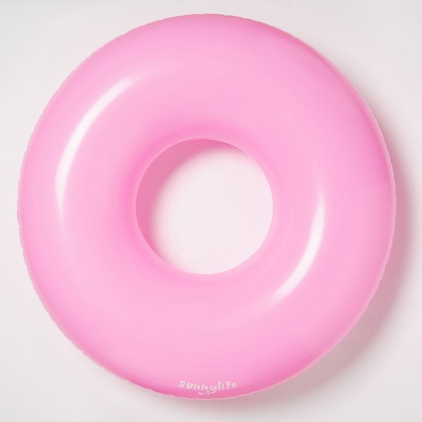 Sunnylife Inflatable Pool Ring Neon Pink | Allium Interiors