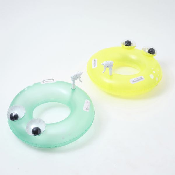Sunnylife Kids Inflatable Pool Ring Soakers Sonny The Sea Creature Neon | Allium Interiors