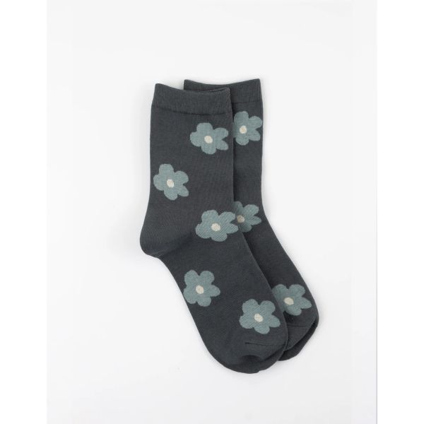 Stella+Gemma Socks Lead With Blue Flowers | Allium Interiors