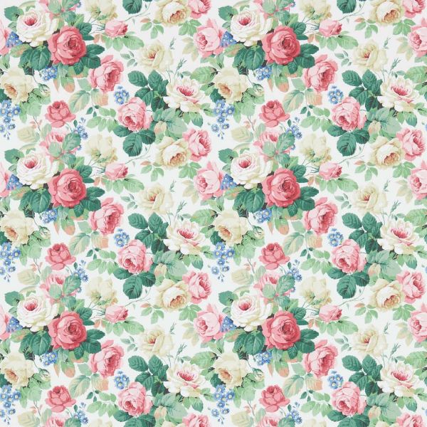 Sanderson Wallpaper Chelsea White/Pink | Allium Interiors