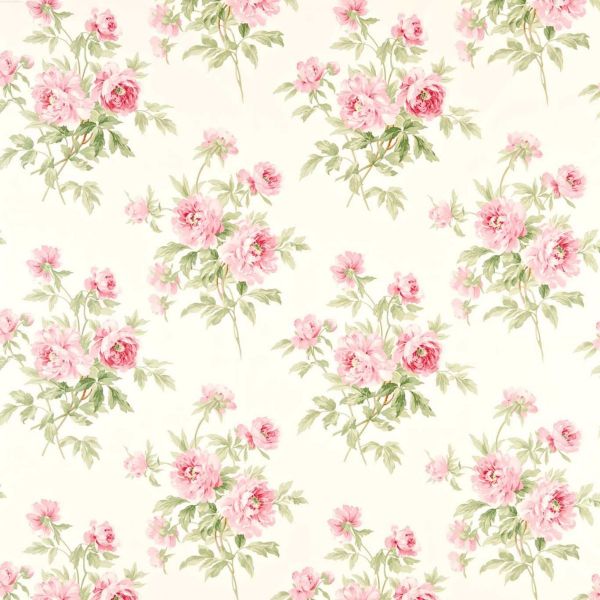Sanderson Fabric Adele Rose/Cream | Allium Interiors