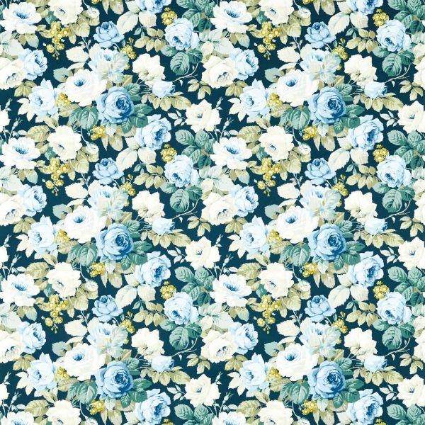 Sanderson Fabric Chelsea Forest/Indigo | Allium Interiors