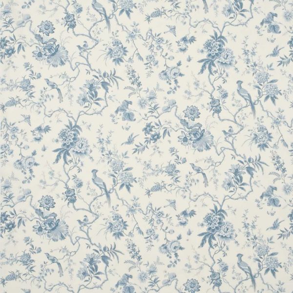 Sanderson Fabric Pillemont Toile Ivory/China Blue | Allium Interiors