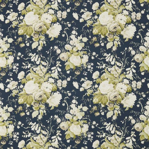 Sanderson Fabric Stapleton Park Navy/Olive | Allium Interiors