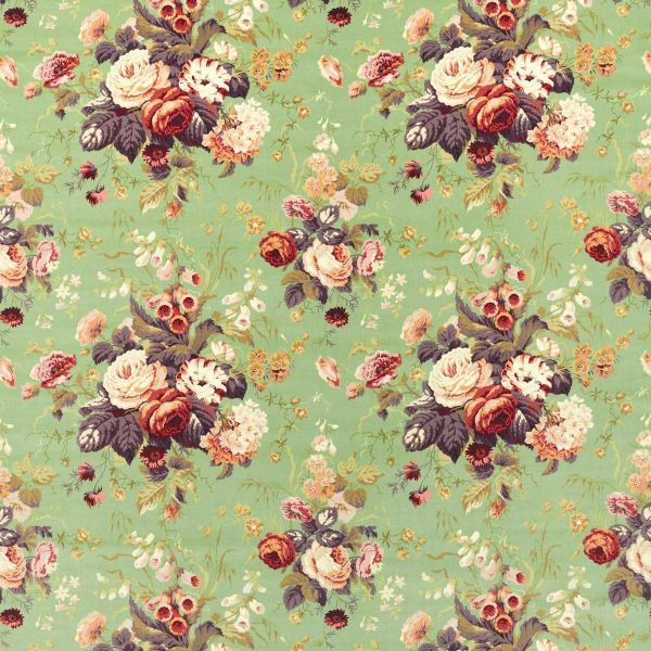 Sanderson Fabric Stapleton Park Squirrel/Olive | Allium Interiors
