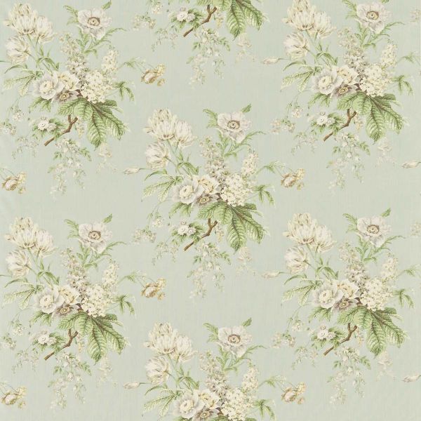 Sanderson Fabric Tournier Silver/Eggshell | Allium Interiors