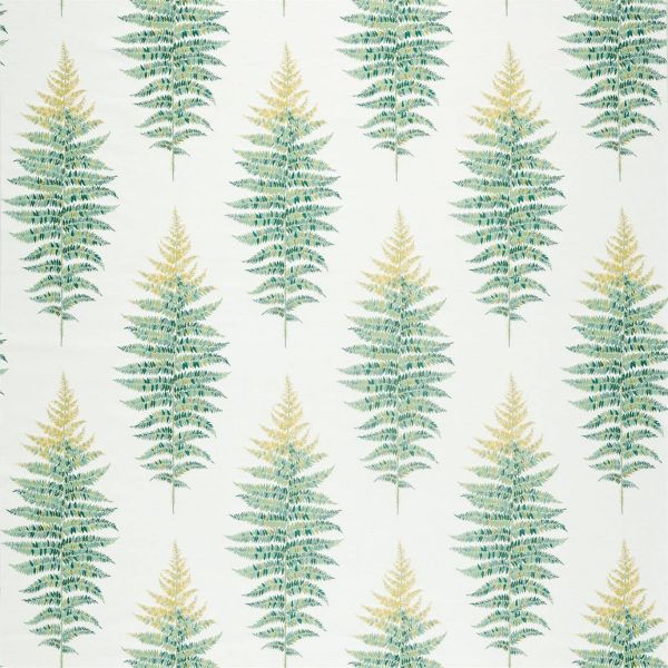 Sanderson Fabric Fernery Weave Botanical Green | Allium Interiors