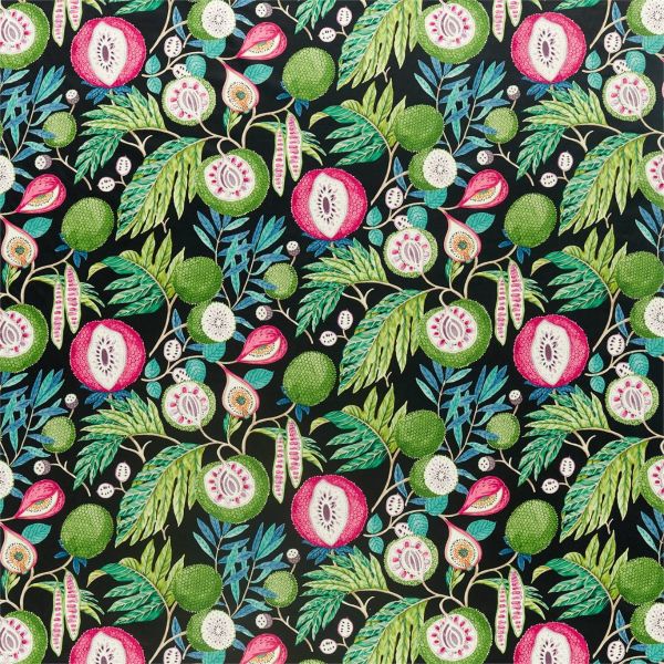 Sanderson Fabric Jackfruit Tropical/Ink | Allium Interiors