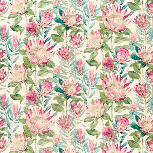 Sanderson Fabric King Protea Rhodera | Allium Interiors