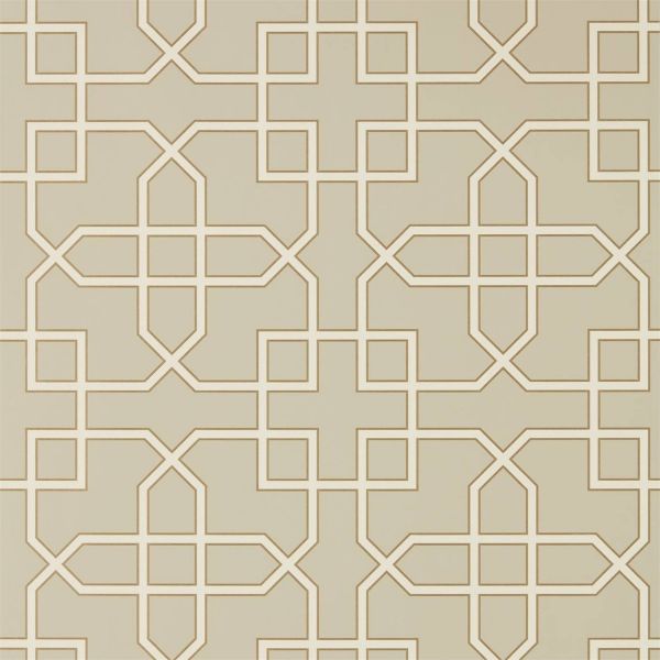Sanderson Wallpaper Hampton Trellis Linen | Allium Interiors