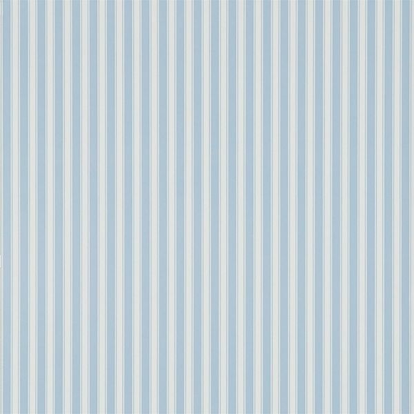 Sanderson Wallpaper New Tiger Stripe Blue/Ivory | Allium Interiors