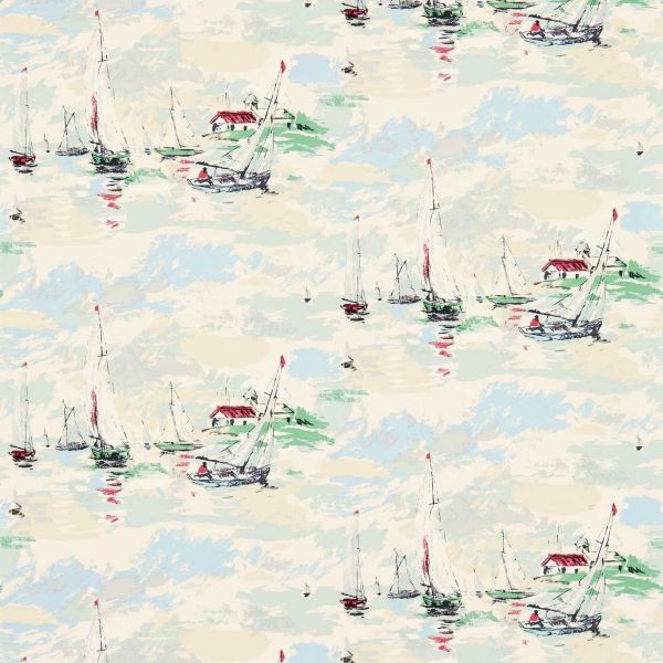 Sanderson Wallpaper Sail Away Sea Green | Allium Interiors
