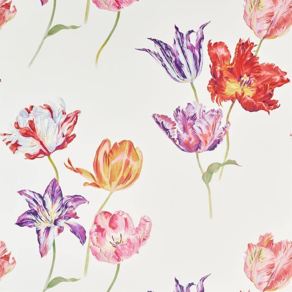 Sanderson Wallpaper Tulipomania Botanical  | Allium Interiors